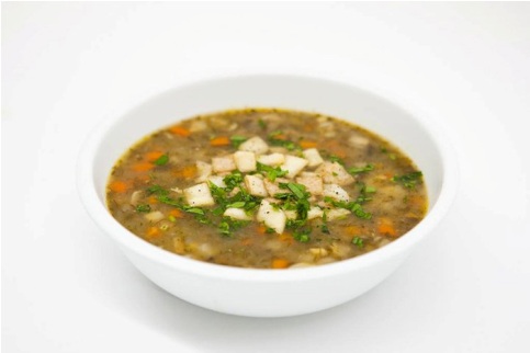 chicken vegetable soup image