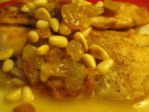 tilapia-with-golden-raisins