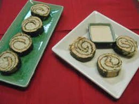 Salmon Nori Roulades
