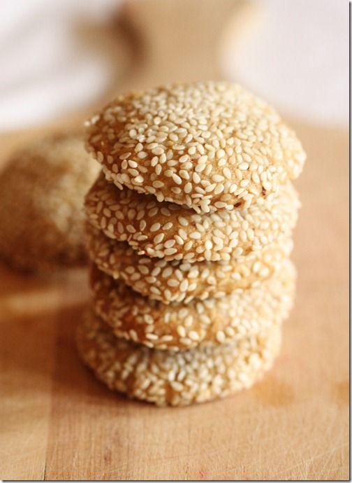 Moroccan Chick Pea Sesame Cookies