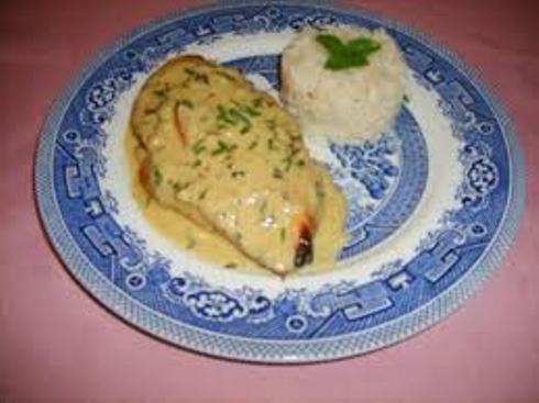 Tilapia tehina sauce