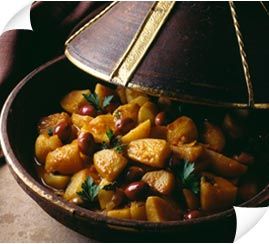 Moroccan Potato, Tomato and Olive Tajine Recipe. All Variations