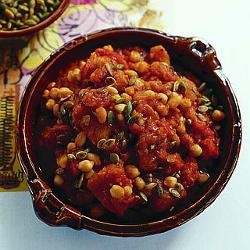 Moroccan Swiss Chard, Brussels Sprout and Date Tajine Recipe