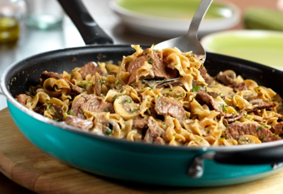 Beef Stroganoff