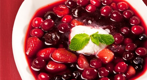 Cold Fruit Soup Recipe. Gluten-Free