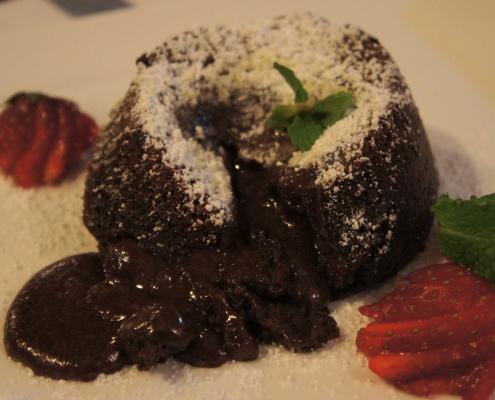 molten chocolate cake