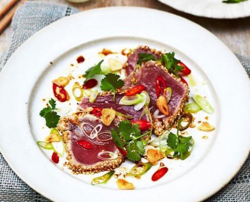 seared tuna steaks
