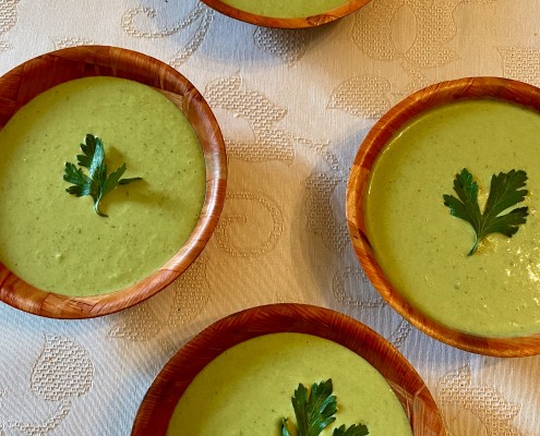 Fresh Peas soup