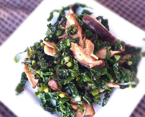 stir-fried kale