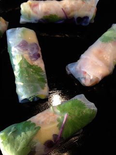 Mock Crab Summer Rolls with Thai Sauce Recipe