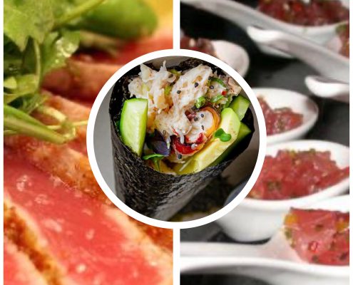 Trio of tuna