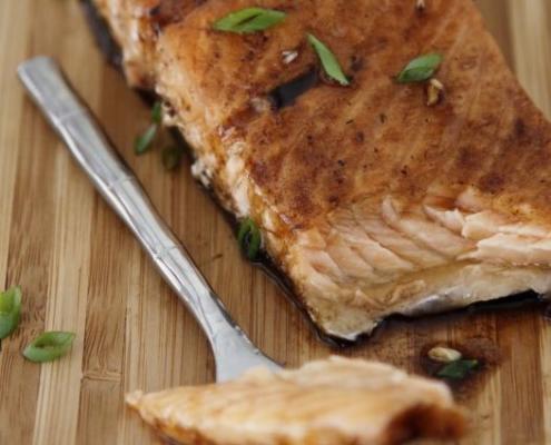 roasted salmon