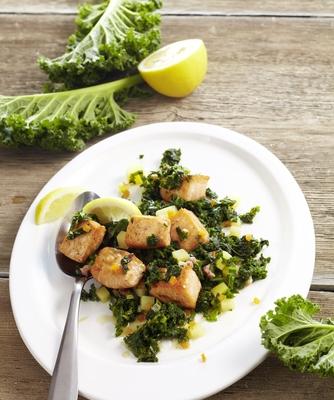 fish kale stew