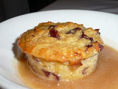cranberry bread pudding