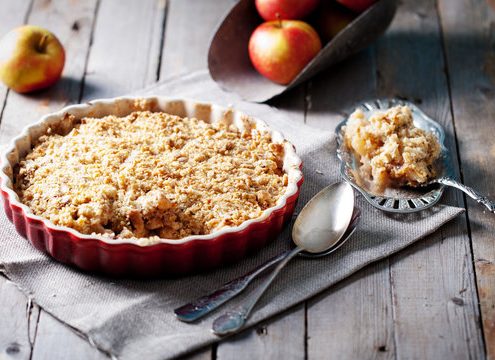 Apple Crumb Pie