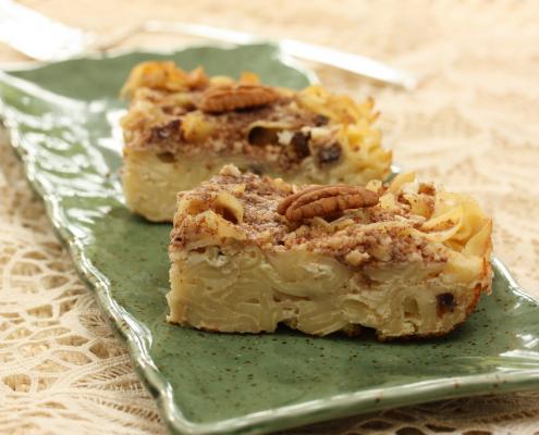 apple noodle kugel
