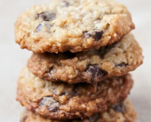 chocolate chip oatmeal cookies