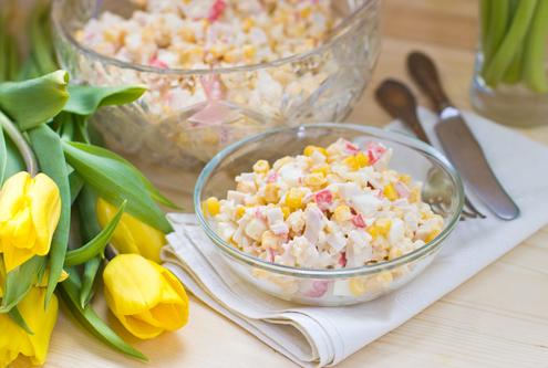 mock crab salad