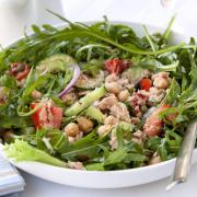lettuce chickpea salad