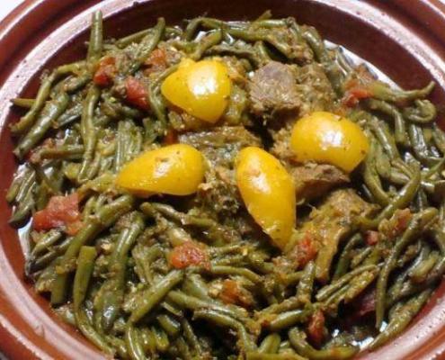 Moroccan Chicken Tajine with String Beans