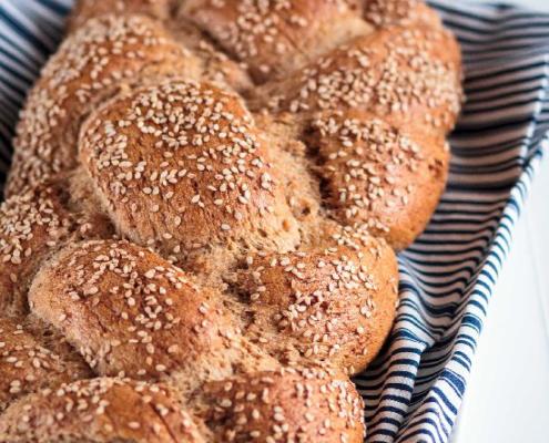no knead challah