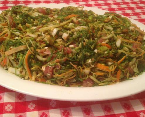 fresh seaweed noodles