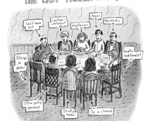 Thanksgiving menu