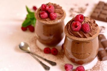 Chocolate Raspberry Mousse