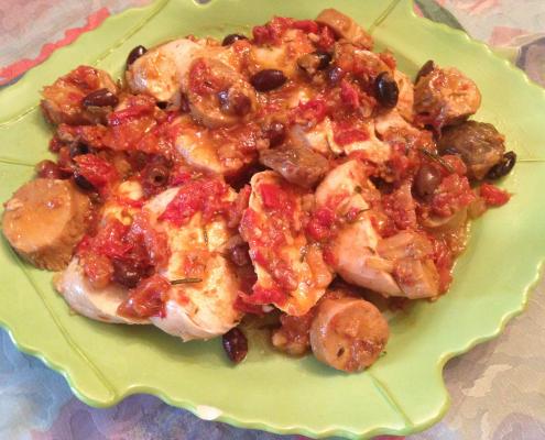 chicken tomatoes
