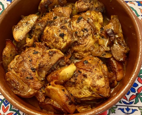 Chicken granny smith apples