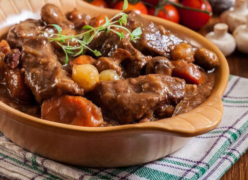 Braised seitan