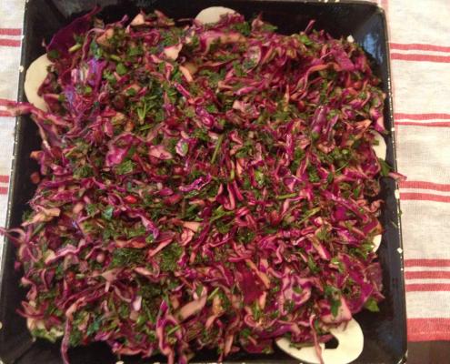 red cabbage salad