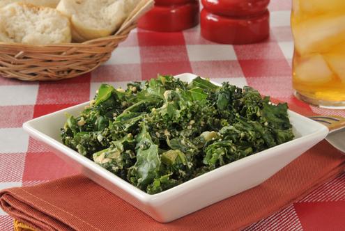Crab kale salad