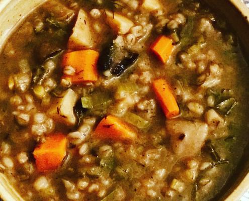 mushroom barley soup