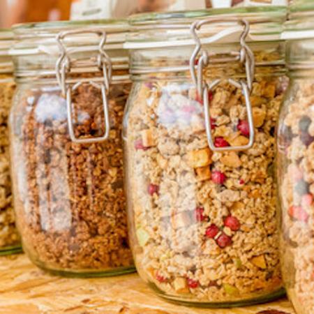 Unsweetened granola