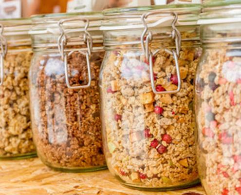 Unsweetened granola