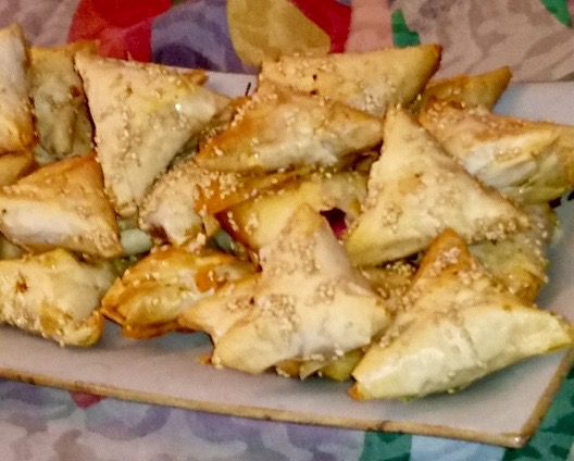 Moroccan Almond Fillo Pastries Recipe Levana Cooks