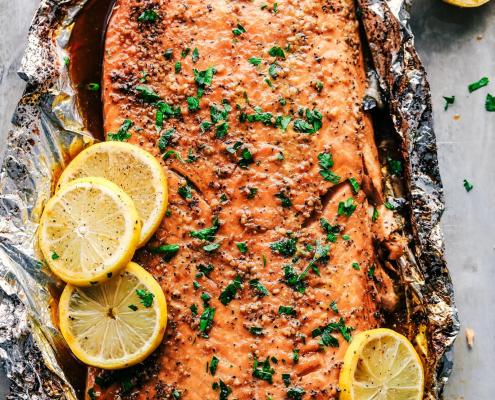 salmon tajine