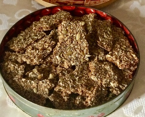 Mixed seed bark