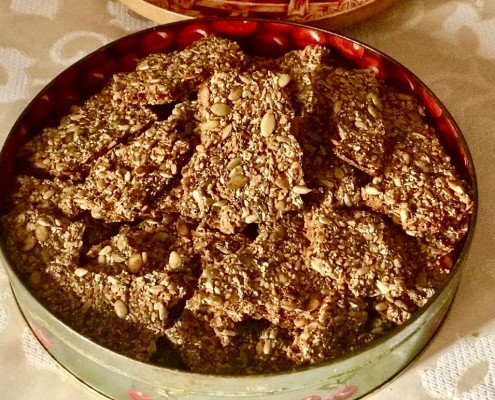 Mixed seed bark