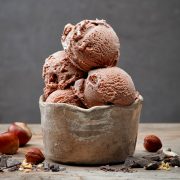 Hazelnut Chickpea Ice Cream